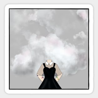 head in the clouds ☁️ Sticker